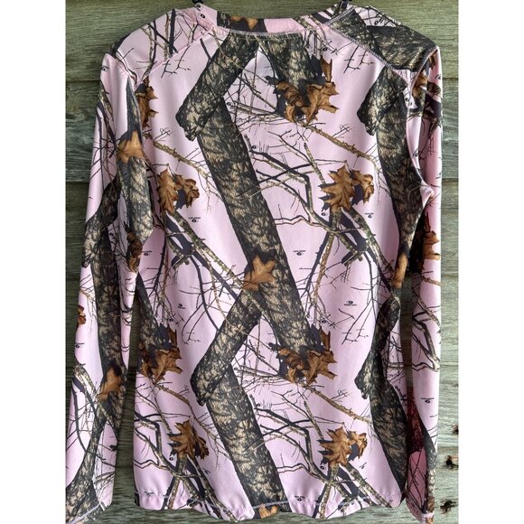 Energy Zone Pink Camo Long Sleeve Shirt - Size L - Picture 2 of 6